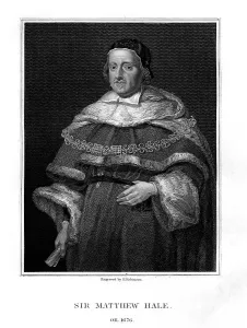Sexism Prints: Sir Matthew Hale, Lord Chief Justice of England, (1829). Artist: H Robinson