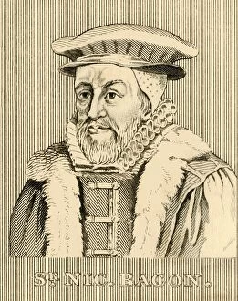 Sir Nicholas Bacon, (1510-1579), 1830. Creator: Unknown