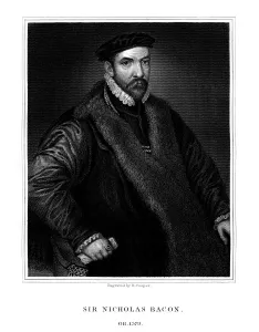 Protestant Prints: Sir Nicholas Bacon, English politician, (1826). Artist: R Cooper