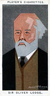 Alick Pf Ritchie Gallery: Sir Oliver Lodge, British physicist, (1926).Artist: Alick P F Ritchie