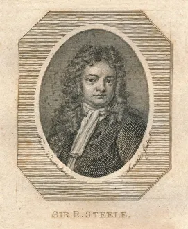 Houbraken Prints: Sir R. Steele, c1800. Creator: Smith