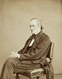 Naturalist Prints: Sir Richard Owen, 1867. Creator: Ernest Edwards