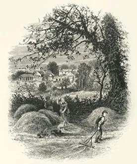 Sir Richard Steele Prints: Sir Richard Steeles House, near Caermarthen (The White House), c1870