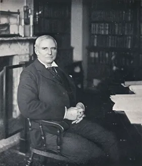 Chambers Gallery: Sir Robert Finlay in his chambers, c1903. Artist: Campbell & Gray