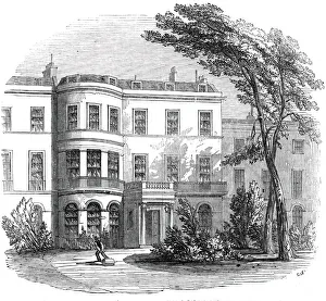 Sir Robert Peel's residence, Whitehall Gardens, 1845. Creator: Unknown Sir Robert Peel's residence, Whitehall Gardens, 1845. Creator: Unknown