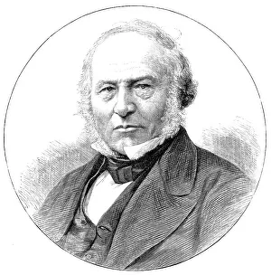 Postage Stamp Prints: Sir Rowland Hill, the author of the Penny Postage, 1890. Creator: Unknown