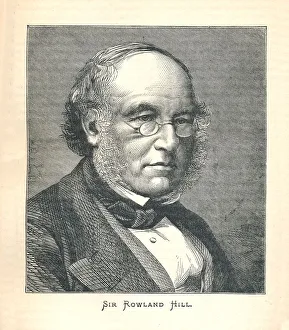Social Reform Prints: Sir Rowland Hill, originator of the Postage Stamp, 1893