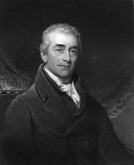 Sir Samuel Romilly, English legal reformer, (1836).Artist: R Woodman