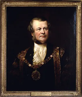 Gibbons Prints: Sir Sills John Gibbons, Lord Mayor 1871. Artist: John Edgar Williams
