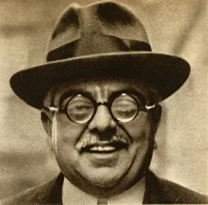 Racehorse Owner Prints: Sir Sultan Mahomed Shah, Aga Khan III, 1930, (1933). Creator: Unknown