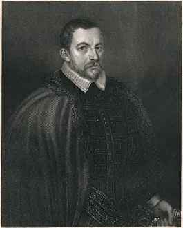Sir Thomas Bodley, (early-mid 19th century). Creator: Henry Thomas Ryall Sir Thomas Bodley, (early-mid 19th century). Creator: Henry Thomas Ryall