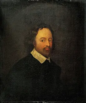 Mounted On Wood Prints: Sir Thomas Browne, c1630s. Creator: Unknown