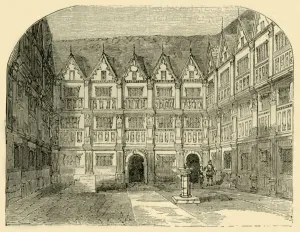 Bishopsgate Prints: Sir Thomas Greshams House in Bishopsgate Street, (c1872). Creator: Unknown