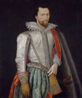 British School Gallery: Sir Thomas Holte (1571-1654), 1st Baronet of Aston Hall, 1600-1625. Creator: Unknown