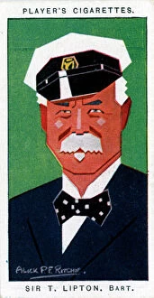 Sir Thomas Johnstone Lipton, 1st Baronet, British grocer and yachtsman, 1926. Artist: Alick P F Ritchie
