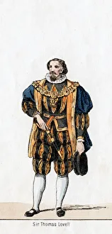 Sir Thomas Lovell, costume design for Shakespeares play, Henry VIII, 19th century