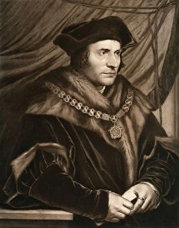 Chain Of Office Gallery: Sir Thomas More, 1527, (1902). Artist: Hans Holbein the Younger