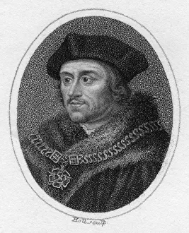 Sir Thomas More, 16th century English scholar, statesman and martyr, c1819. Artist: Holl Sir Thomas More, 16th century English scholar, statesman and martyr, c1819. Artist: Holl