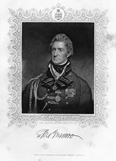 Images Dated 21st August 2007: Sir Thomas Munro (1761-1827), Scottish soldier and statesman, 19th century.Artist: Henry Meyer