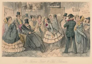 Bradbury And Evans Gallery: Sir Thomas Trout & The Bloomer, 1854. Artist: John Leech