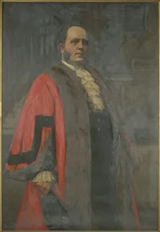 Sir Thomas Vezey Strong, Lord Mayor 1910. Artist: Annie E Spong Sir Thomas Vezey Strong, Lord Mayor 1910. Artist: Annie E Spong