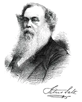 Sir Titus Salt, British manufacturer and benefactor, c1880