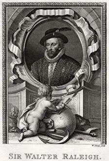 Sir Walter Raleigh, 1775. Artist: W Sharp