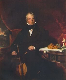 Sir Thomas Lawrence Gallery: Sir Walter Scott, 1771-1832, 1820-1826, (1942). Creator: Thomas Lawrence