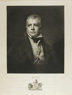 Raeburn Henry Prints: Sir Walter Scott Bart, 1826. Creator: William Walker