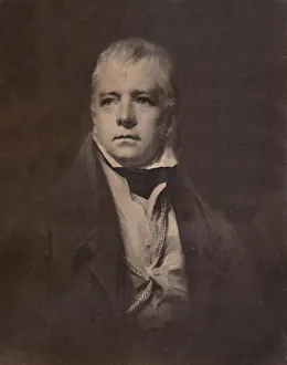 Sir Walter Scott, Scottish novelist and poet, c1826 (1894). Artist: William Walker Sir Walter Scott, Scottish novelist and poet, c1826 (1894). Artist: William Walker