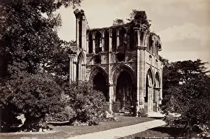 Gw Wilson Prints: Sir Walter Scott's Tomb, Dryburgh Abbey