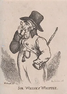 Sir Whisky Whiffle, April 1808. April 1808. Creator: Thomas Rowlandson