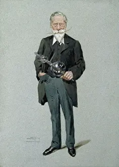 Leslie Ward Prints: Sir William Crookes, 1903. Creators: Sir Leslie Matthew Ward, Sir William Crookes