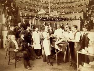 Observing Prints: Sir William MacCormac about to perform a surgical operation at the Bellevue Hospital