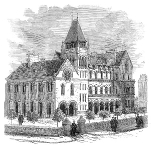 Grammar School Prints: Sir William Turner's Grammar School, Coatham, Redcar, 1870. Creator: Unknown