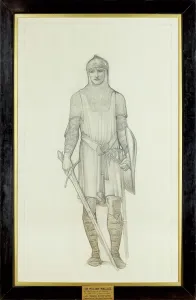 Wallace Sir William Prints: Sir William Wallace, 1888-9. Creator: Sir Edward Coley Burne-Jones