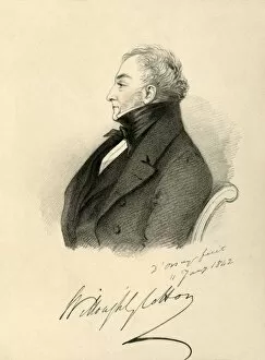 Count Dorsay Gallery: Sir Willoughby Cotton, 1842. Creator: Richard James Lane