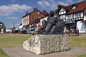 Westerham Prints: Sir Winston Churchill Statue, Westerham, Kent