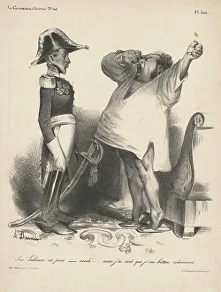 Awakening Prints: Sire! Lisbonne est prise... 19th century. Creator: Honore Daumier
