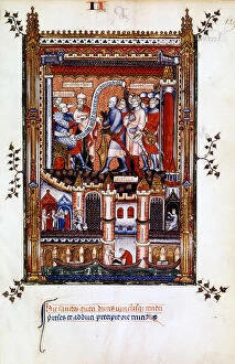 Images Dated 27th November 2006: Sisinnius orders the arrest of St Denis, 1317