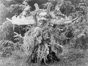 Double Headed Prints: Sisiutl-Qagyuhl, c1914. Creator: Edward Sheriff Curtis