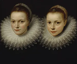 Sinebrychoffin Taidemuseo Prints: Two sisters, 1610-1615. Creator: Anonymous