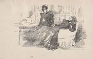1834 1903 Prints: The Sisters, 1894. Creator: James McNeill Whistler (American, 1834-1903)