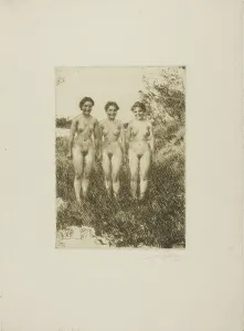 Three Sisters, 1913. Creator: Anders Leonard Zorn