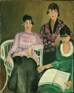Matisse Prints: The Three Sisters, 1917. Creator: Matisse, Henri (1869-1954)