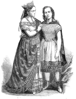 Singers Prints: The Sisters Marchisio, as Semiramide and Arsace