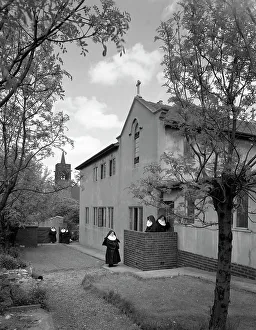 Convent Prints: Sisters of Mercy Convent, Denaby Main, South Yorkshire, 1961. Artist: Michael Walters