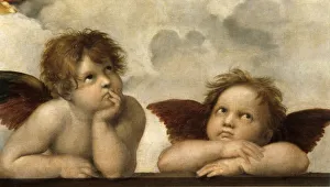 Raphael 1483 1520 Prints: The Sistine Madonna (Detail). Artist: Raphael (1483-1520)