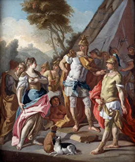 Persia Prints: Sisygambis... Mistakes Hephistion (Hephaestion) for Alexander the Great