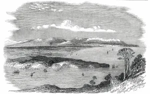 Capitalist Prints: Site of the Canterbury Settlement, New Zealand, 1850. Creator: Unknown